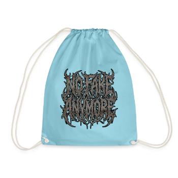No Fake Heavy Metal - Turnbeutel - Aqua - Vorne