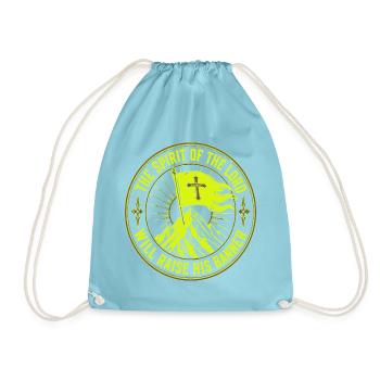 Der Geist des Herrn wird sein Banner erheben - Turnbeutel - Aqua - Vorne