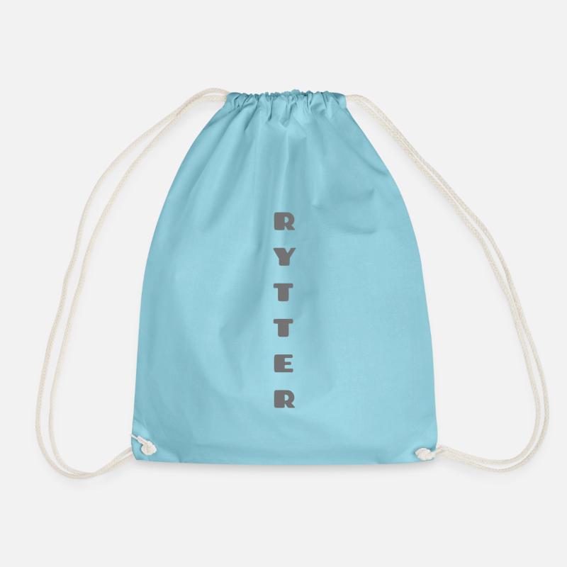 ELEGANTER REITER - Turnbeutel - Aqua