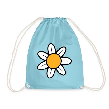 Fleur - Sac de sport léger - aqua - Devant