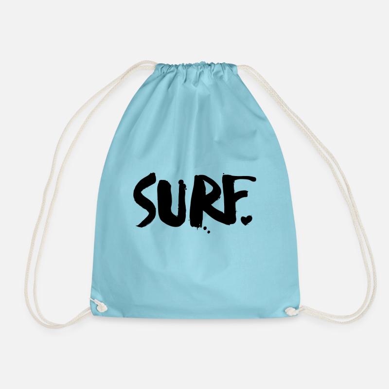 SURF - Turnbeutel - Aqua