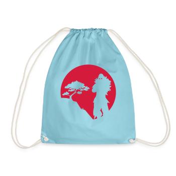 Chemise ninja - Sac de sport léger - aqua - Devant