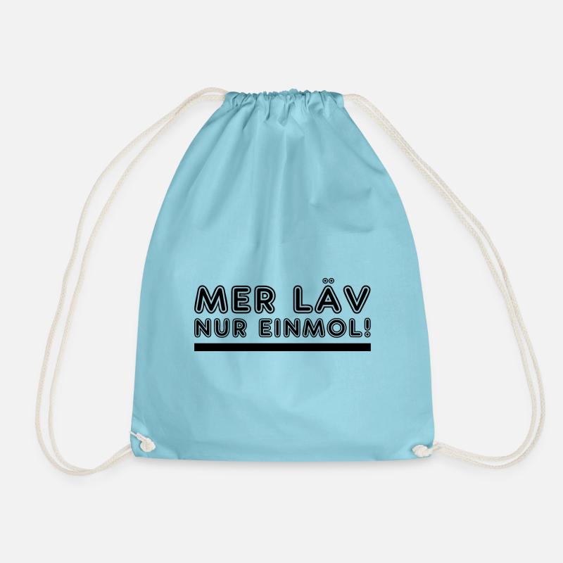 Kölsch - Dialekt - Spruch - Turnbeutel - Aqua