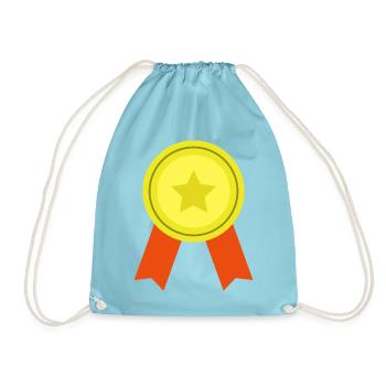 Medaille - Turnbeutel - Aqua - Vorne