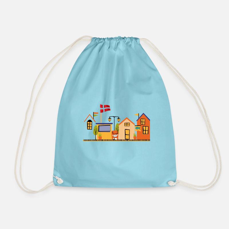 Denmark - Turnbeutel - Aqua