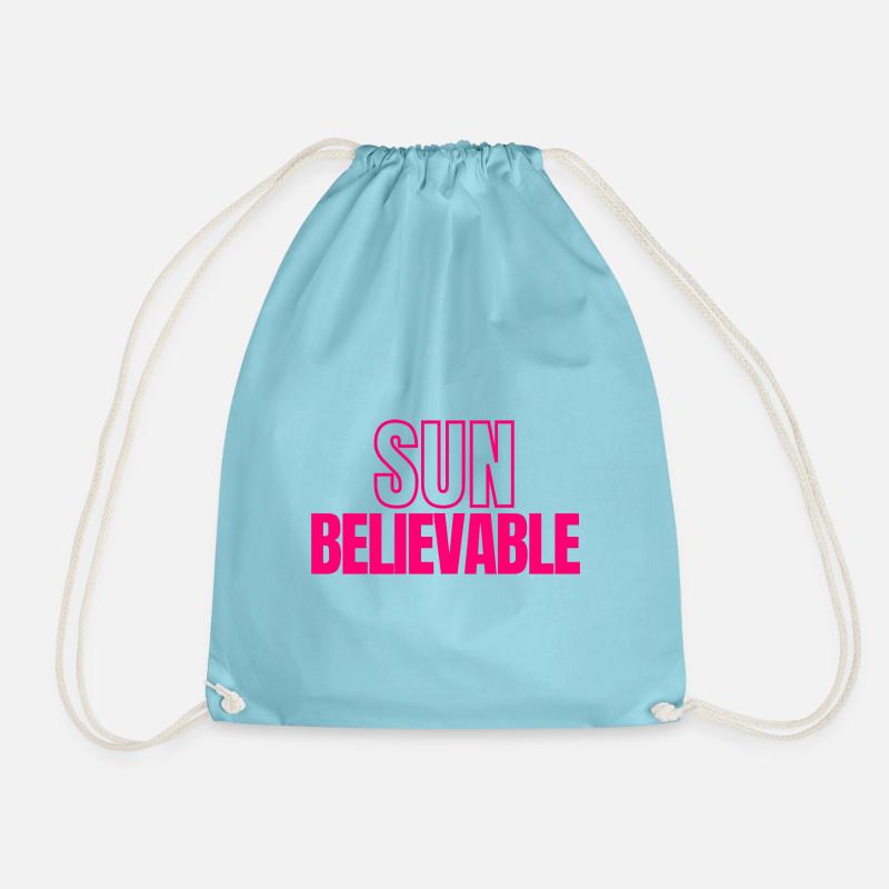 SUNbelievable - Unglaublich! - Turnbeutel - Aqua