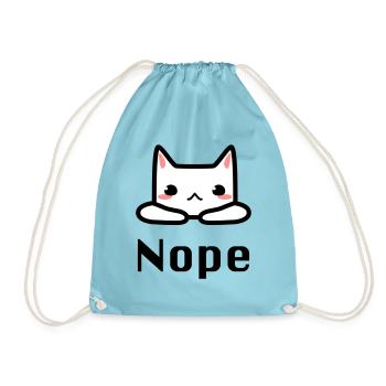 Non chat - Sac de sport léger - aqua - Devant