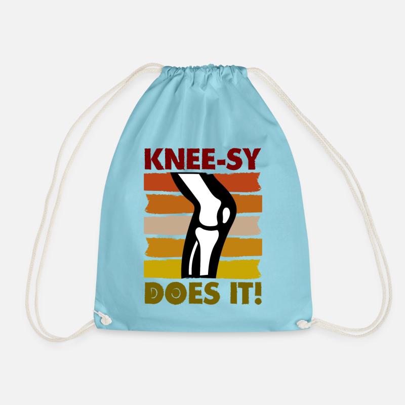 Knee-sy does it! - Turnbeutel - Aqua