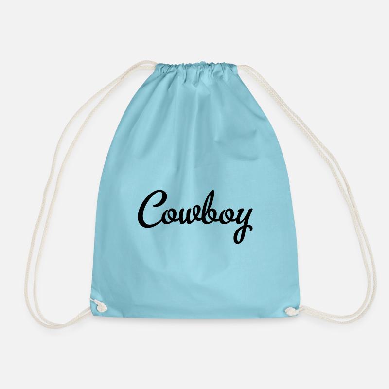 Cowboy - Turnbeutel - Aqua