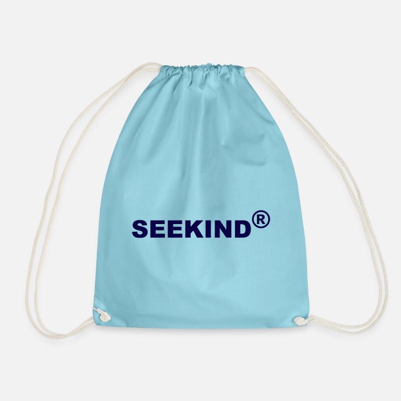 SEEKIND registered since 2012 - Turnbeutel - Aqua
