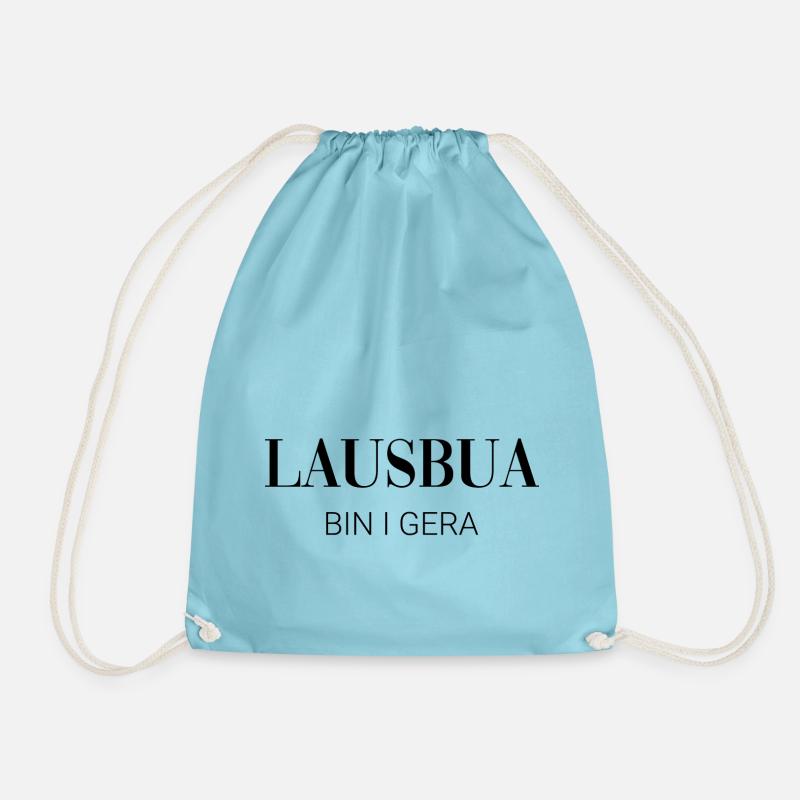 Lausbua - Turnbeutel - Aqua