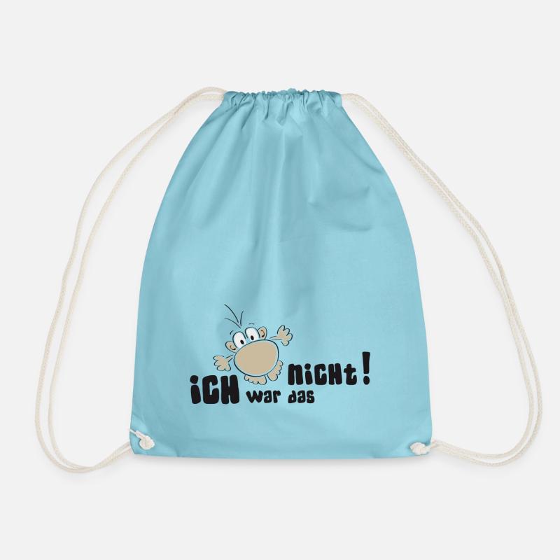 Ich war das nicht - Turnbeutel - Aqua