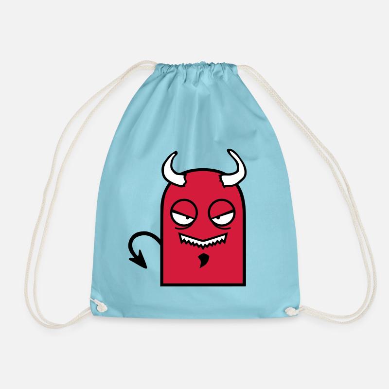 Kleiner Teufel (Comic Figur) - Turnbeutel - Aqua
