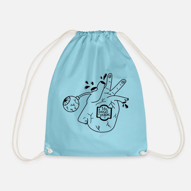 Organ(ic)perfume - Drawstring Bag - aqua