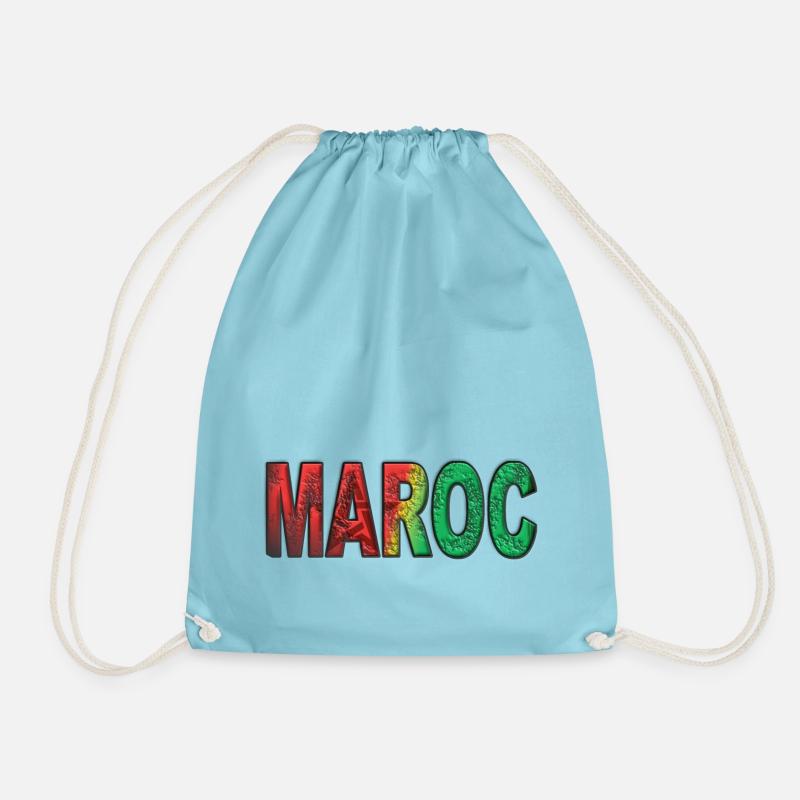 MAROC - Turnbeutel - Aqua