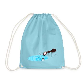 Ameise - Turnbeutel - Aqua - Vorne