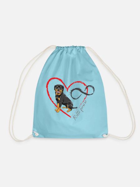 Rotti Love forever - Turnbeutel - Aqua