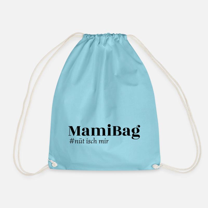Mami Bag - not isch mir - Turnbeutel - Aqua