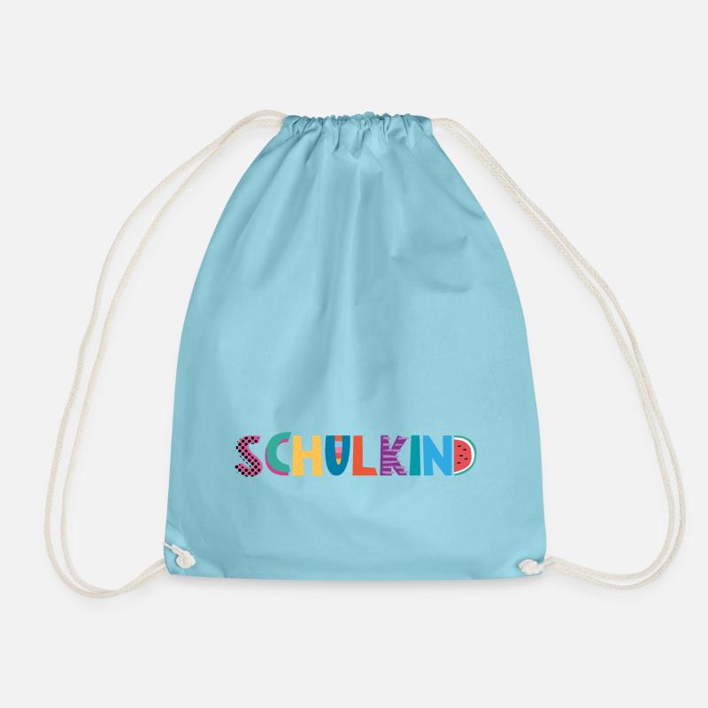 Schulkind - Turnbeutel - Aqua