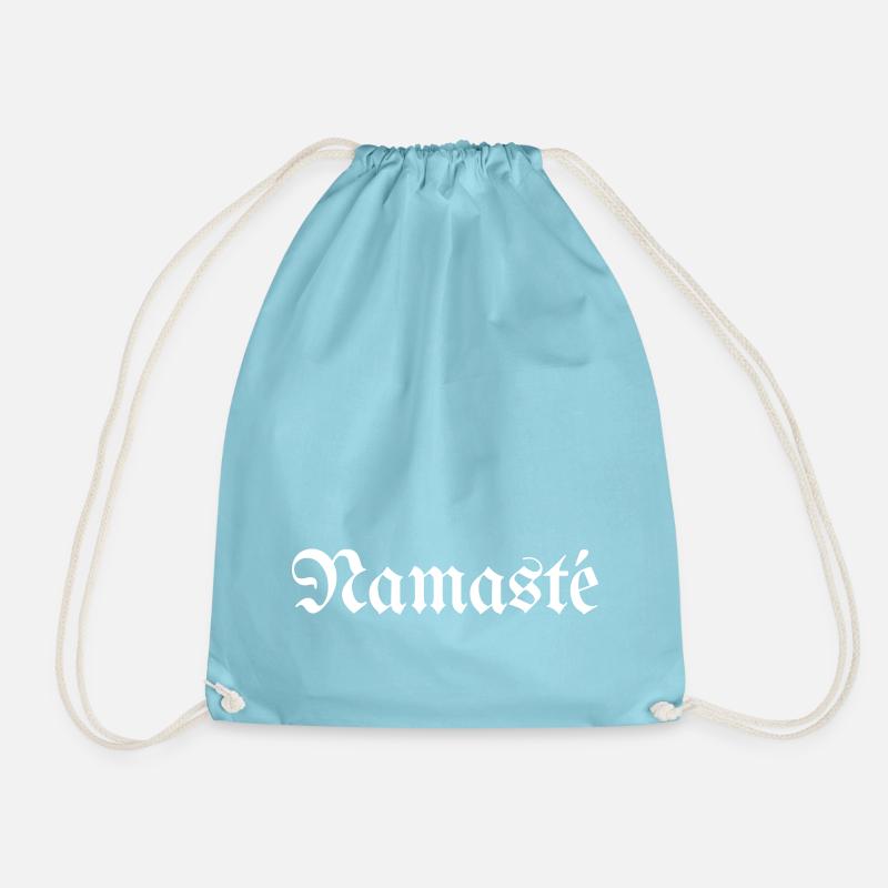 Namasté - Turnbeutel - Aqua