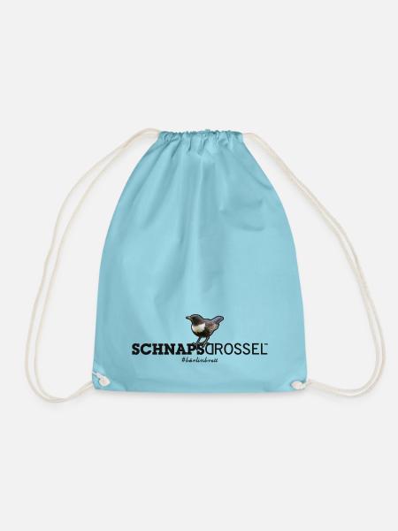 SCHNAPSDROSSEL - Turnbeutel - Aqua