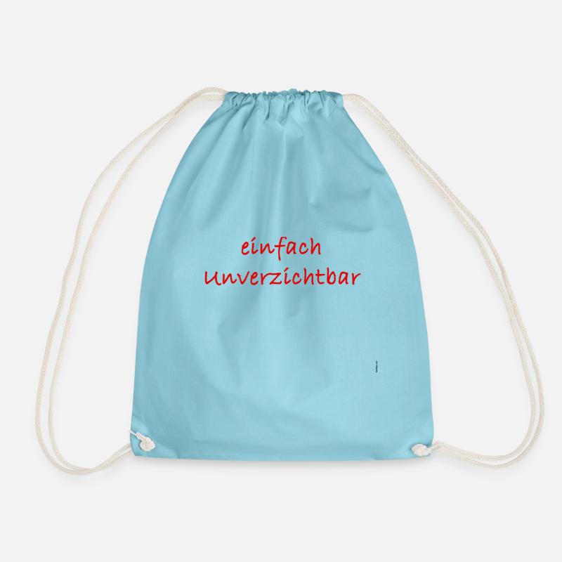 simply indispensable - Drawstring Bag - aqua