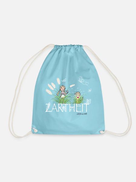Bliss and Paw - Zartheit - Turnbeutel - Aqua