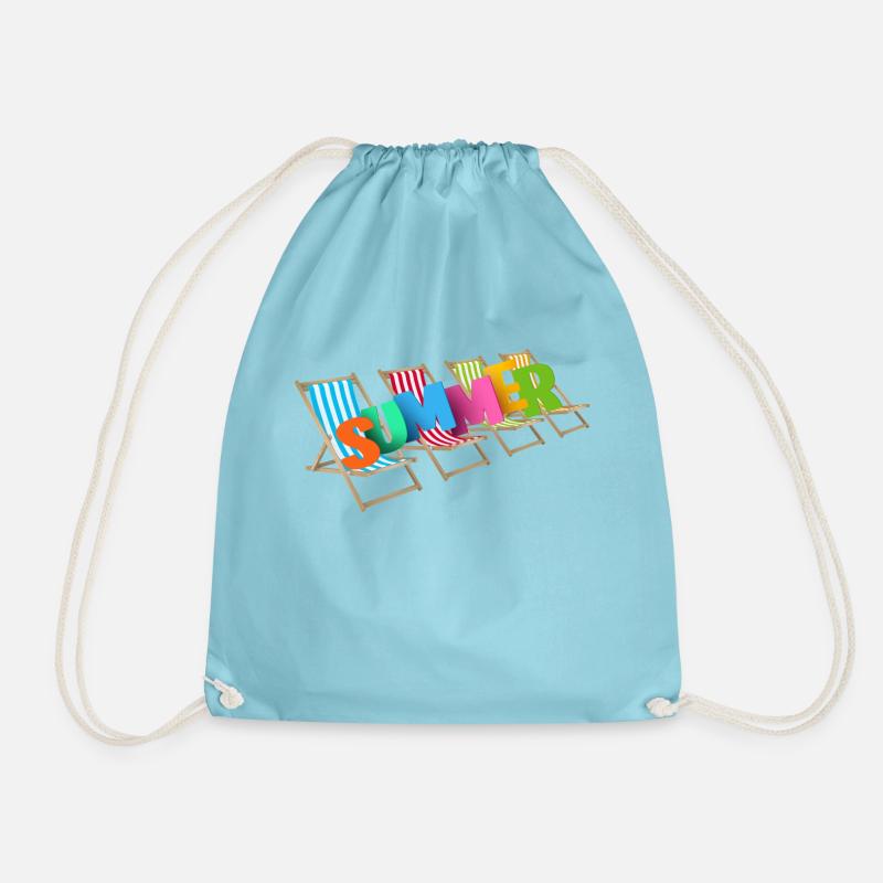 Sommer - Turnbeutel - Aqua