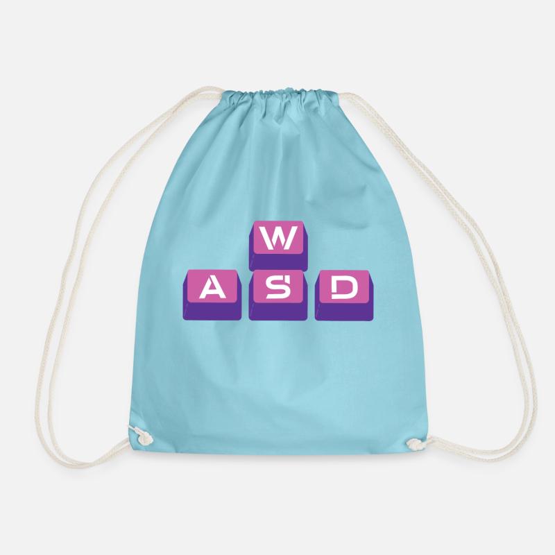 W A S D - Drawstring Bag - aqua
