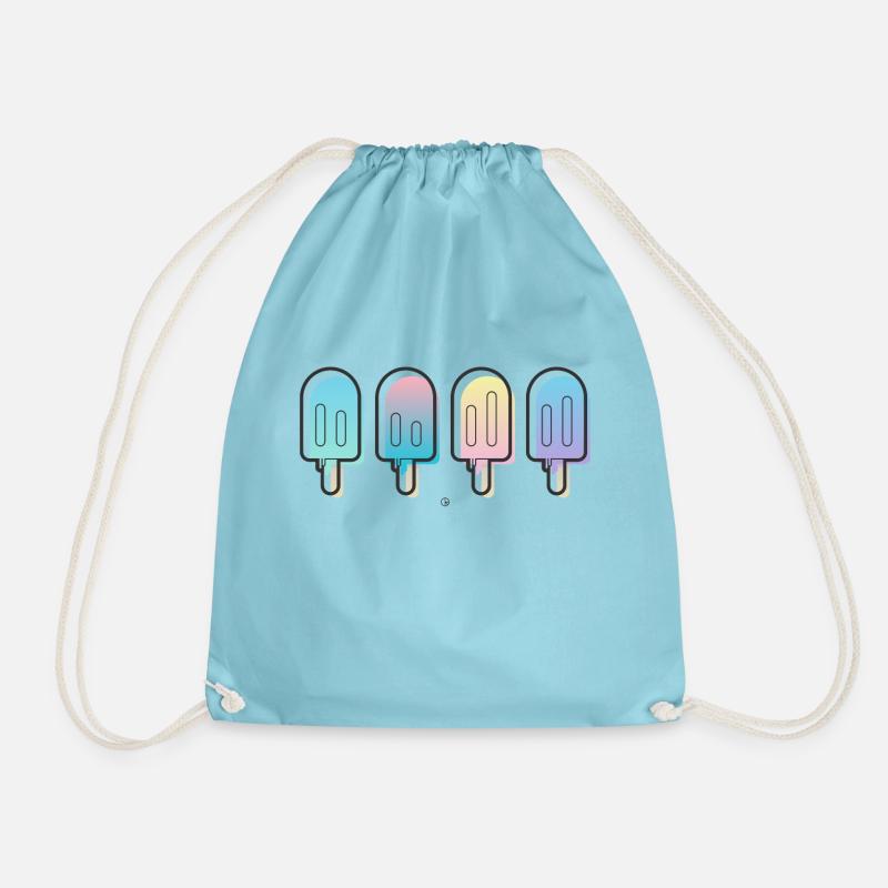 popsicle - Drawstring Bag - aqua