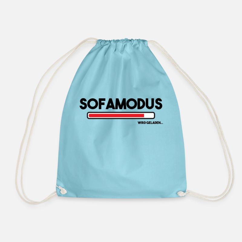 Loading sofa mode - Drawstring Bag - aqua