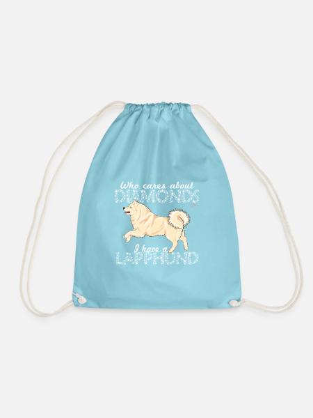 lapphunddiamond3 - Turnbeutel - Aqua