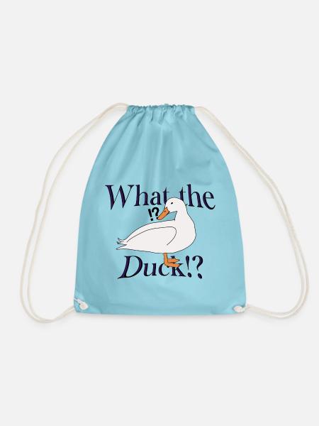 What the Duck!? - Turnbeutel - Aqua