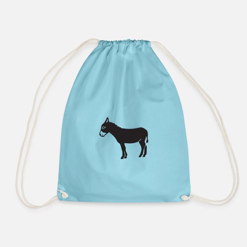 DONKEY - Drawstring Bag - aqua