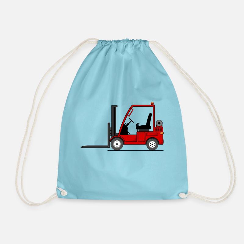 Stapler Gabelstabler Rot - Turnbeutel - Aqua