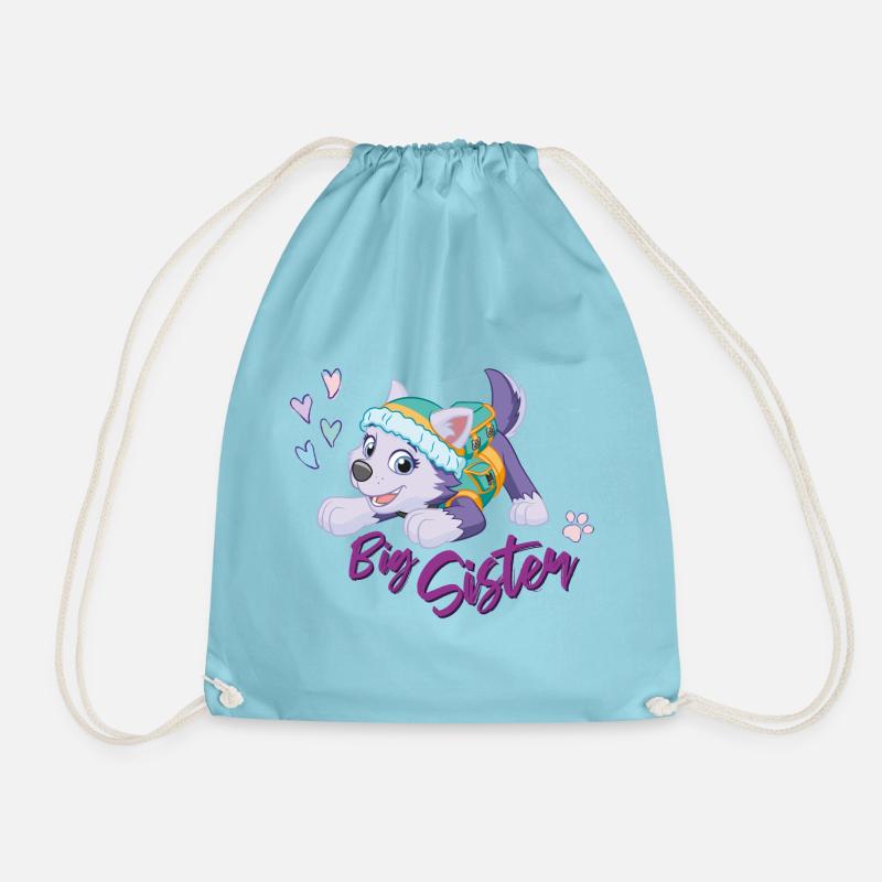 Paw Patrol Große Schwester - Turnbeutel - Aqua