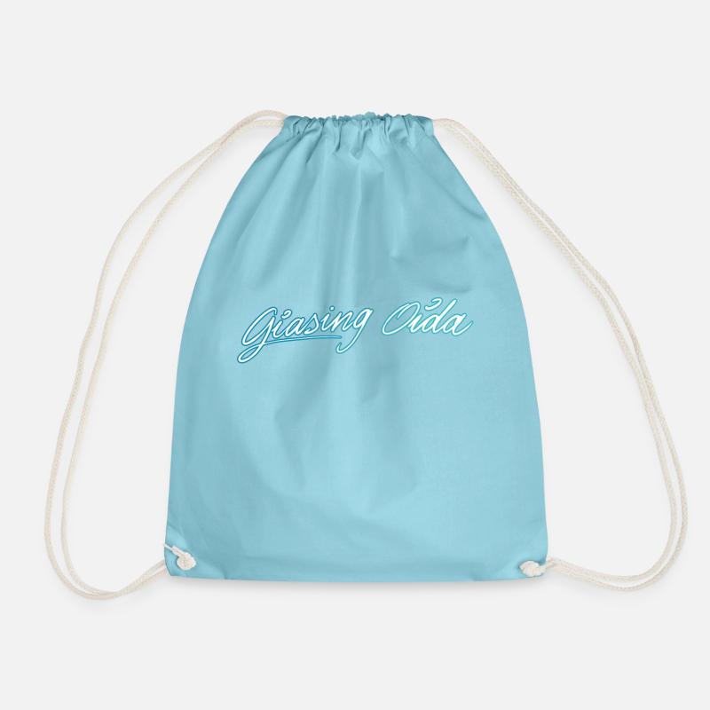 Giasing Oida - Turnbeutel - Aqua