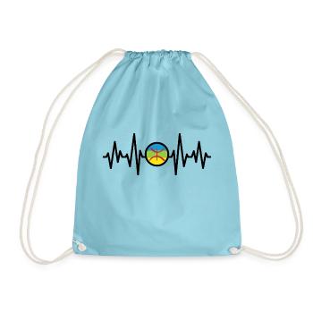 Love Tamazight - Sac de sport léger - aqua - Devant