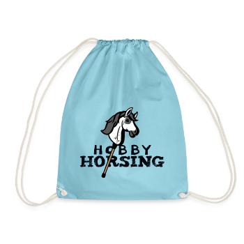 hobby horsing hobby horse Steckenpferd hobbyhorse - Turnbeutel - Aqua - Vorne