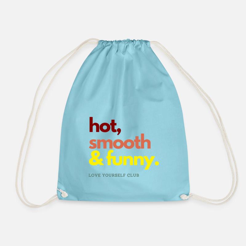 HOT SMOOTH & FUNNY - Turnbeutel - Aqua