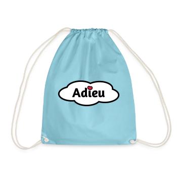 Adieu - Turnbeutel - Aqua - Vorne