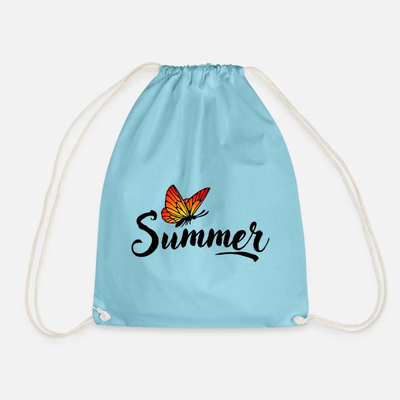 Buzzer - Drawstring Bag - aqua