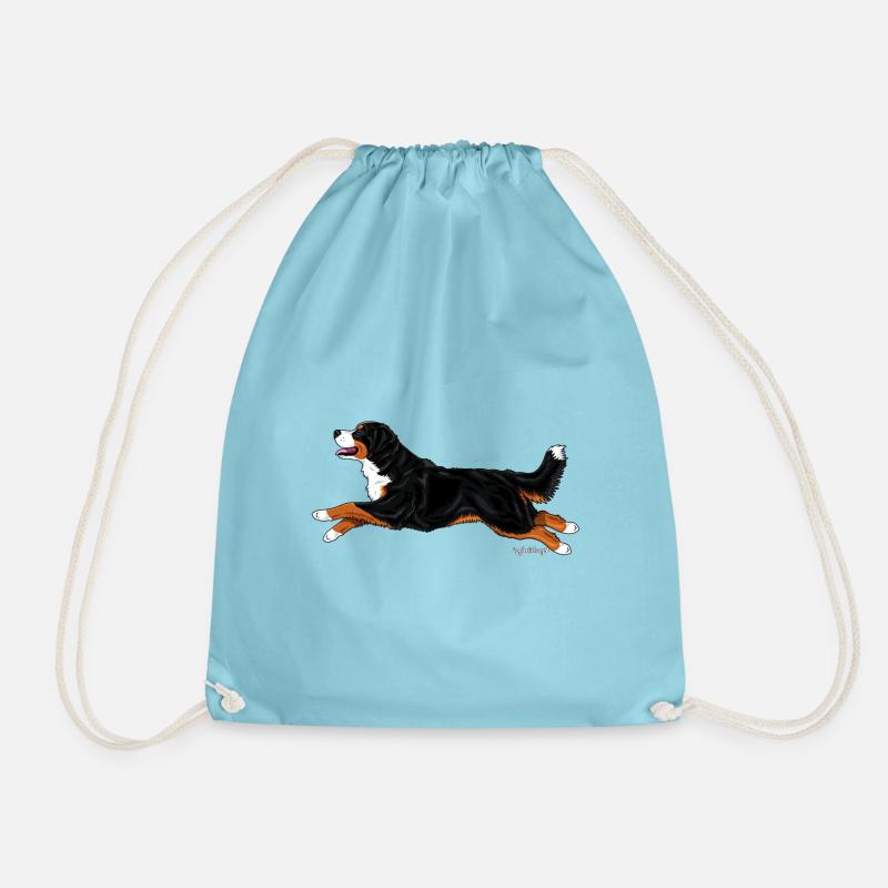 Berner Sennenhund - Turnbeutel - Aqua