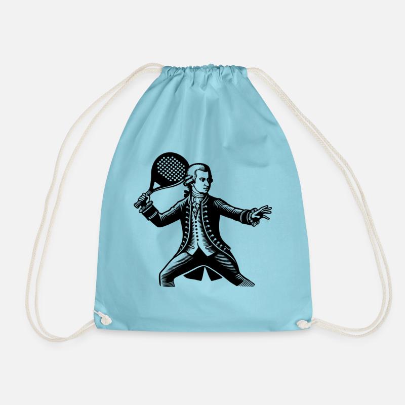 Mozart Paddle - Drawstring Bag - aqua