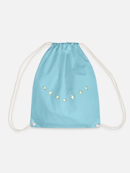 Birdies - Drawstring Bag - aqua