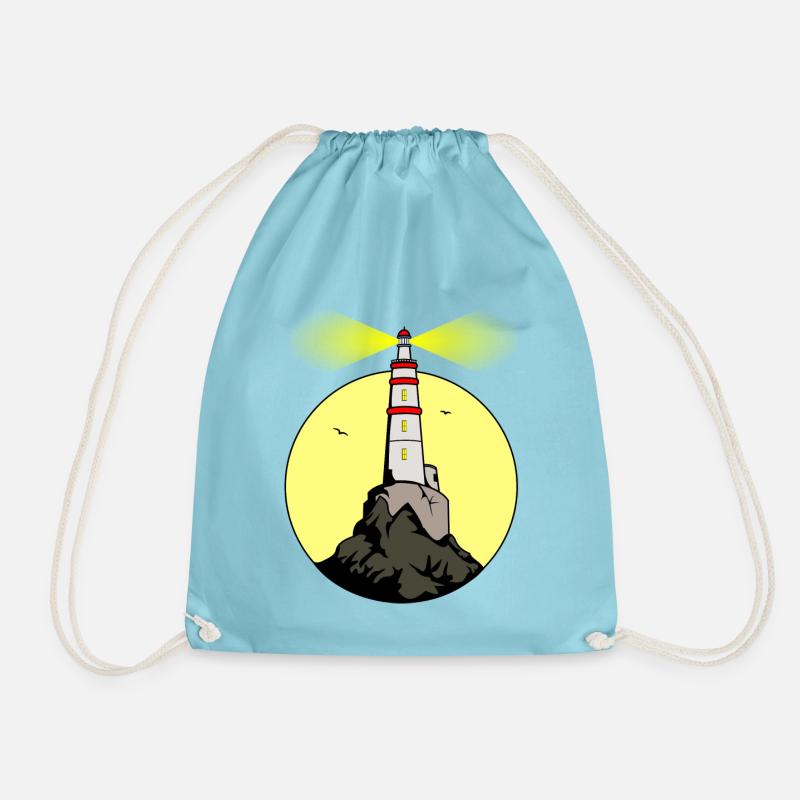 Headlight - Drawstring Bag - aqua