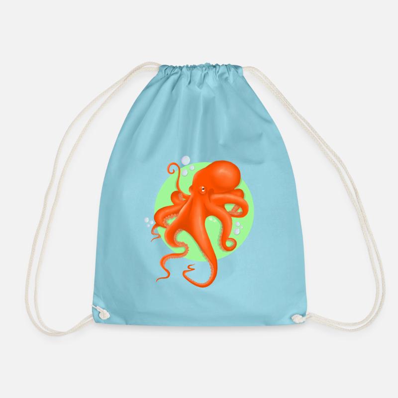 Octopus_shit - Turnbeutel - Aqua