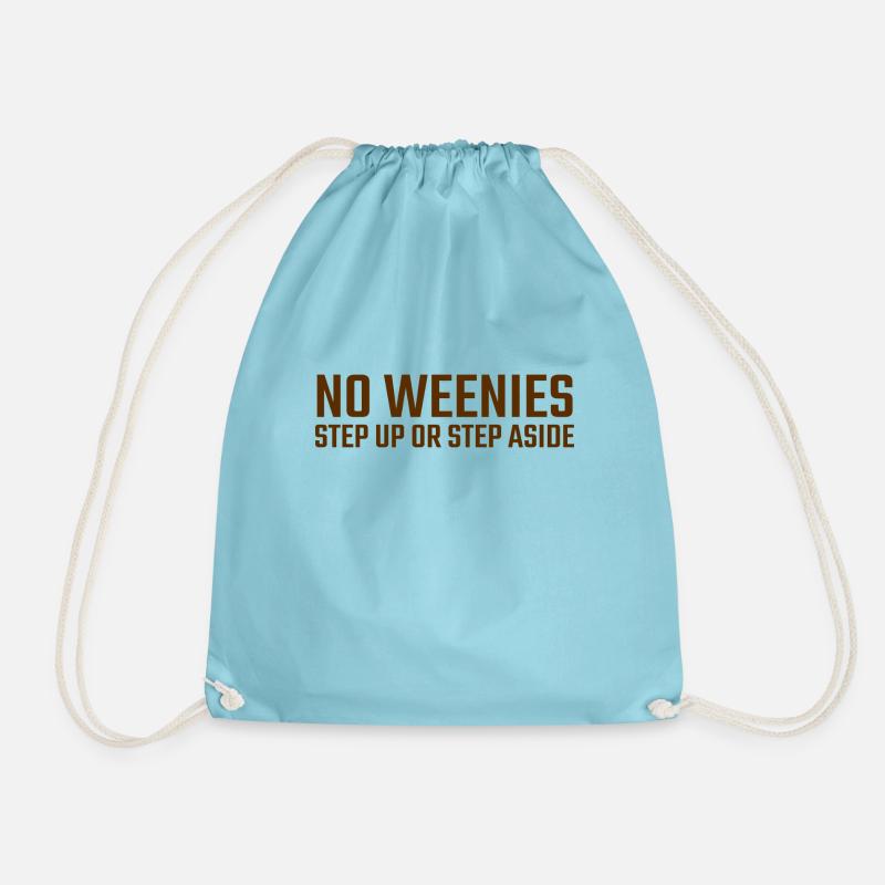 Keine Weenies (dunkel) - Turnbeutel - Aqua