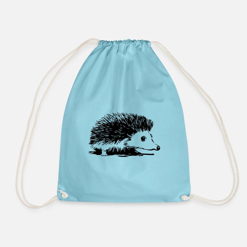 Igel - Turnbeutel - Aqua