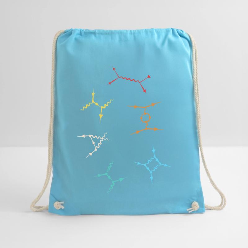 Quantum Physics Quantum Physics Quantum Leap Drawstring Bag